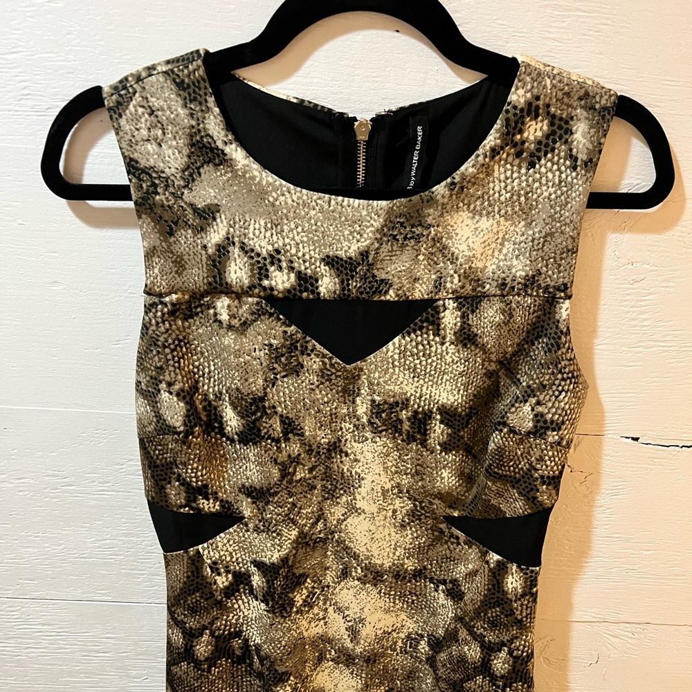 W118byWalterBaker- size small- snakeskin dress